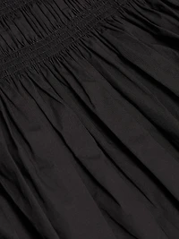 Smocked Cotton Midi Dress