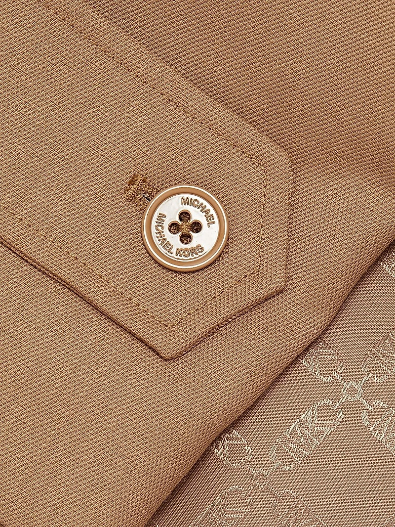 Cotton Belted Double-Breasted Trench Coat