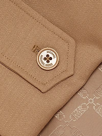 Cotton Belted Double-Breasted Trench Coat