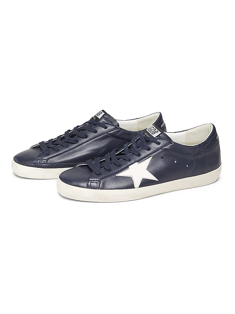Super Star Leather Low-Top Sneakers