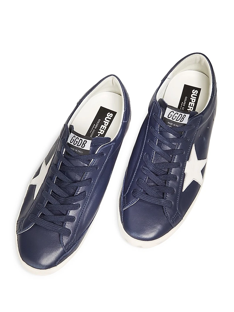 Super Star Leather Low-Top Sneakers