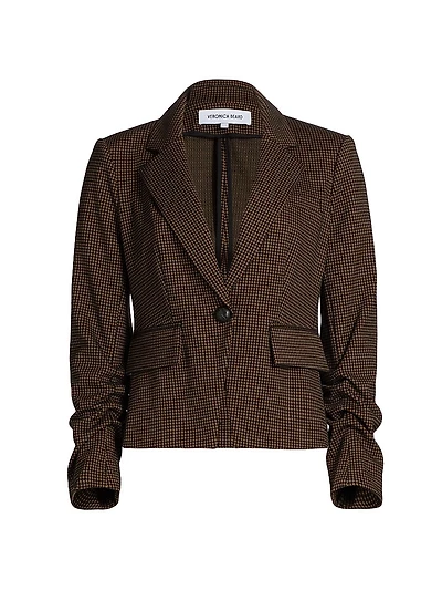 Aaliyah Houndstooth Jacket