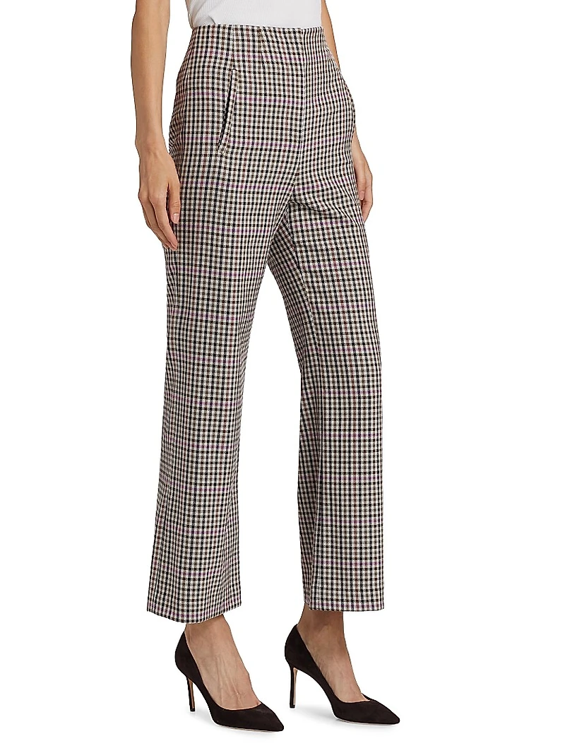 Dova Check Crop Pants