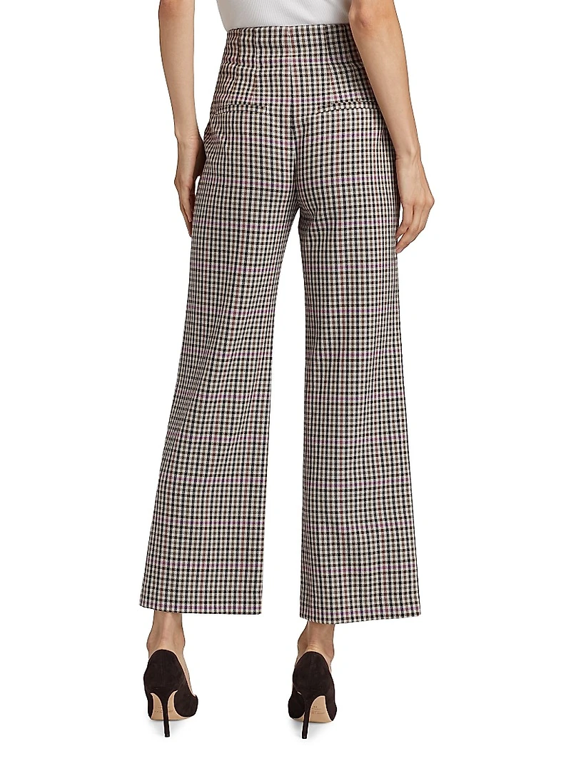 Dova Check Crop Pants