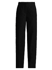 Tonelli Jacquard Straight-Leg Pants