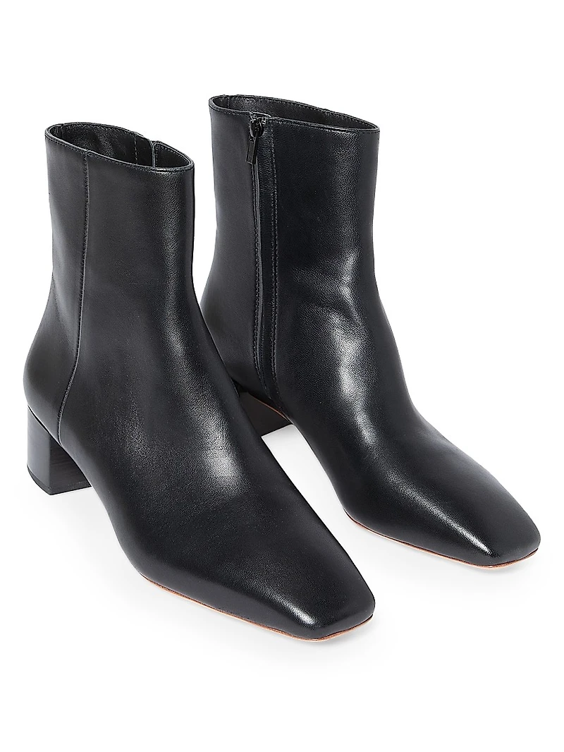 Ginny 45MM Leather Ankle Boots