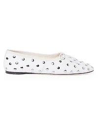 Landon Studded Leather Ballet Flats