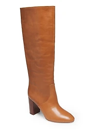Goldy 90MM Leather Tall Boots