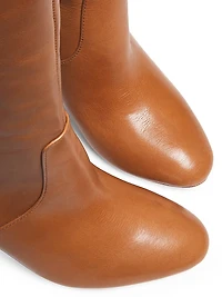 Goldy 90MM Leather Tall Boots