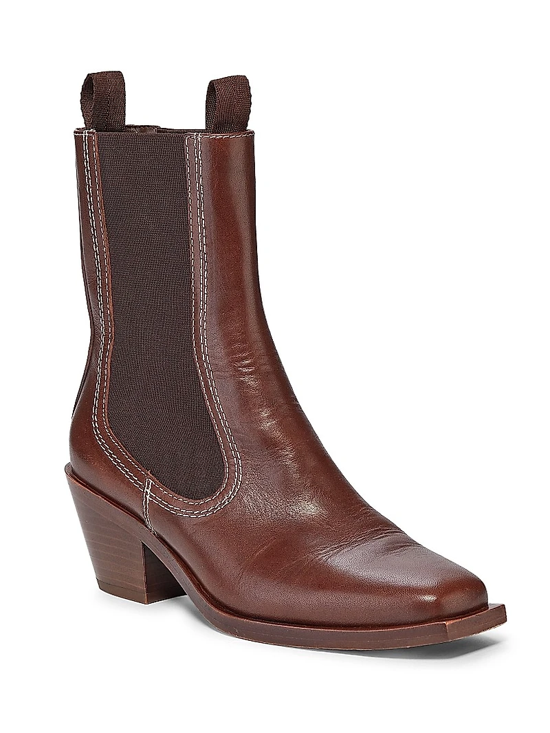 Nat 60MM Western Ankle Boots