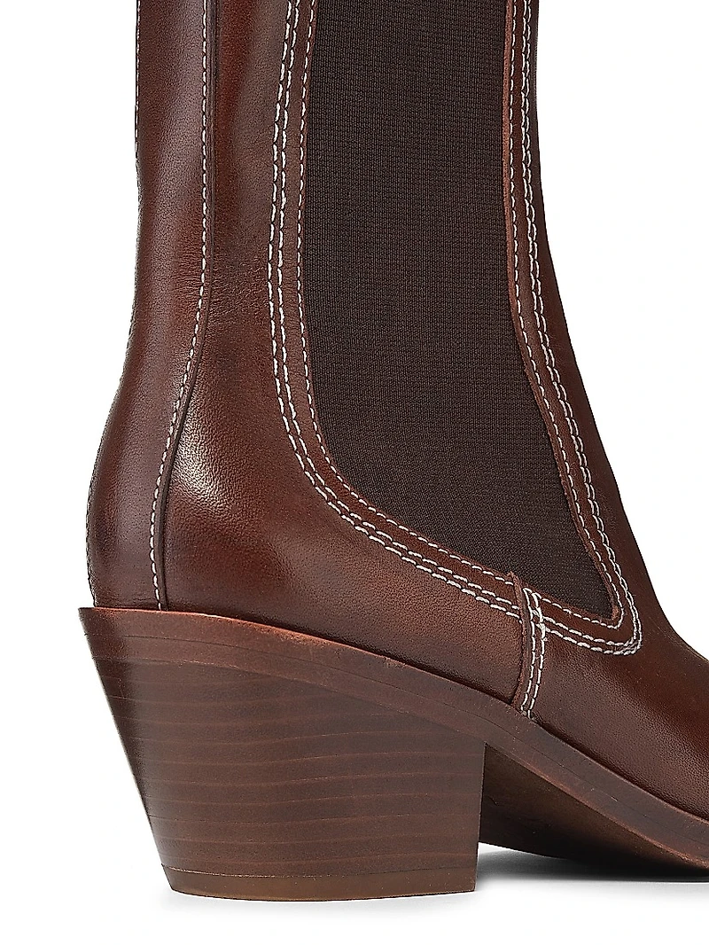 Nat 60MM Western Ankle Boots