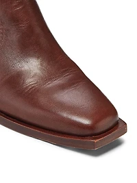 Nat 60MM Western Ankle Boots