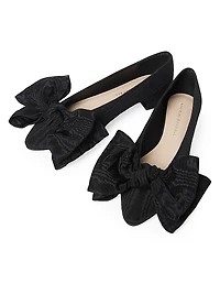 Noa Moiré Bow Flats