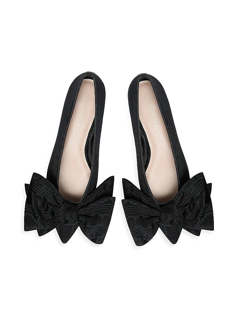 Noa Moiré Bow Flats