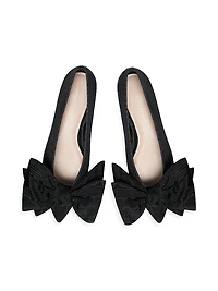 Noa Moiré Bow Flats
