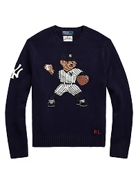 Yankees Polo Bear Knit Sweater