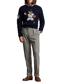 Yankees Polo Bear Knit Sweater