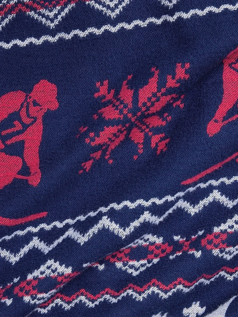 Flannel Jacqaurd Shirt