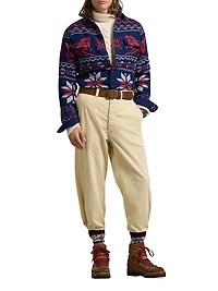 Flannel Jacqaurd Shirt