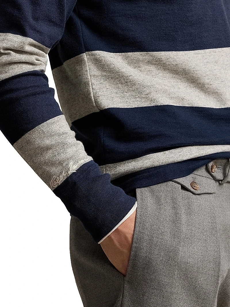Striped Cotton Rugby Shirt