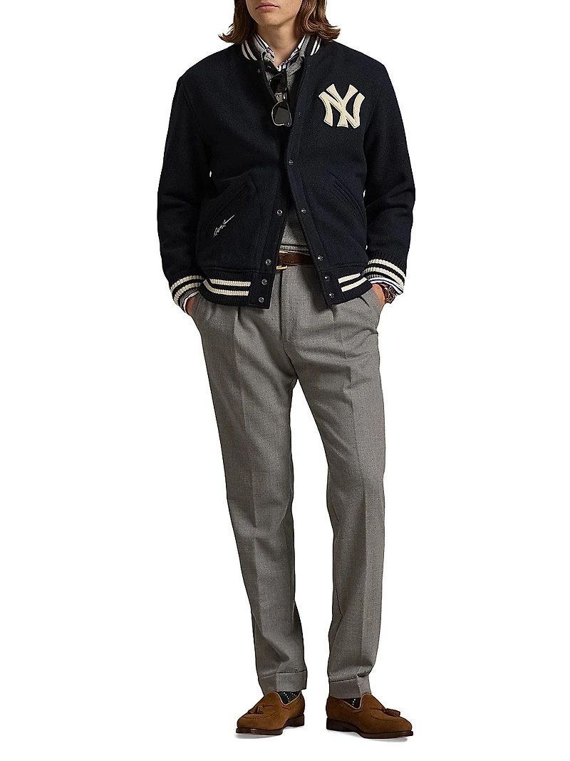 Yankee Wool-Blend Bomber Jacket