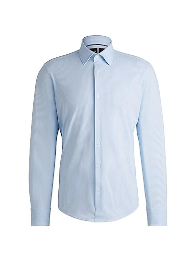 Regular Fit Shirt in Performance Stretch Fabric