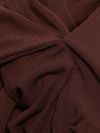 Ruched Long-Sleeve Top