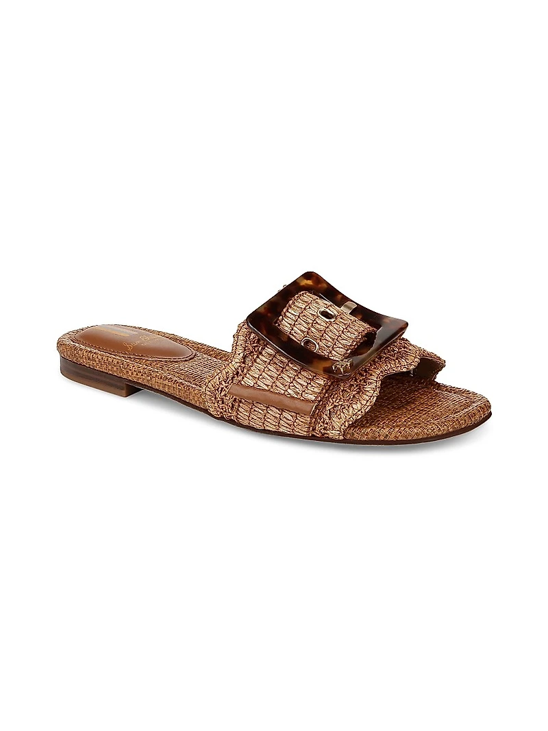 Bambi Buckle Slide Sandals