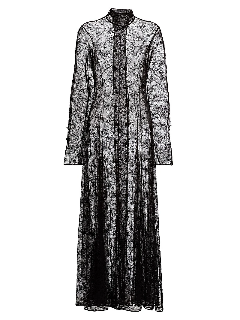 Sabine Floral Lace Maxi Dress