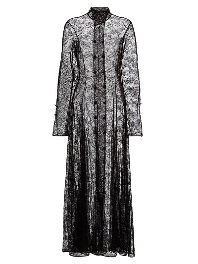 Sabine Floral Lace Maxi Dress