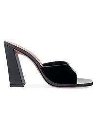 Brigitte 95MM Patent Leather Mules