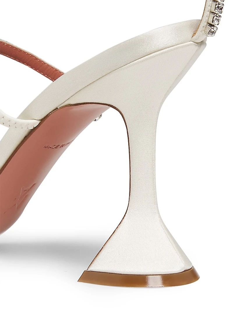 Gilda Silk & Leather Sandals