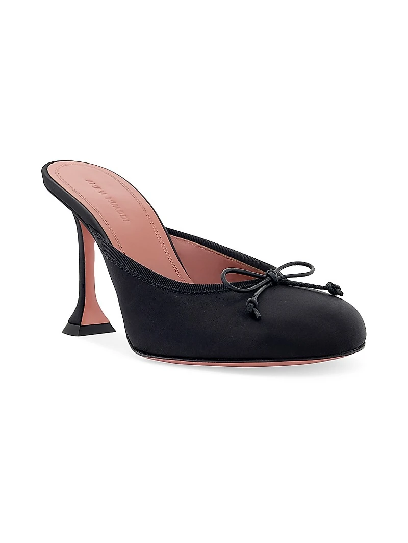 Lila 95MM Silk Mules