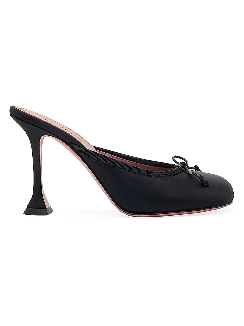 Lila 95MM Silk Mules