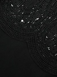 Iris Corded Lace Puff-Sleeve Top