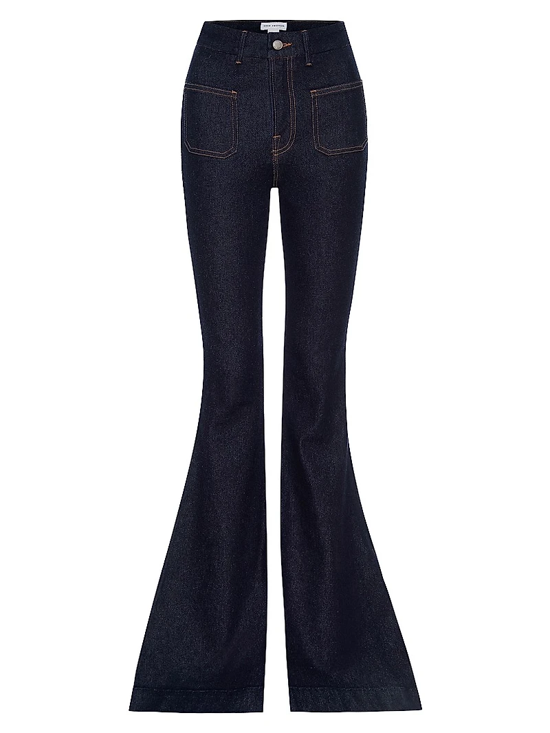 Good Waist High-Rise Stretch Super Flare Jeans