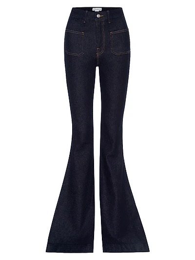 Good Waist High-Rise Stretch Super Flare Jeans