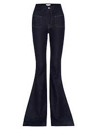 Good Waist High-Rise Stretch Super Flare Jeans