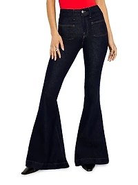Good Waist High-Rise Stretch Super Flare Jeans