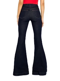 Good Waist High-Rise Stretch Super Flare Jeans