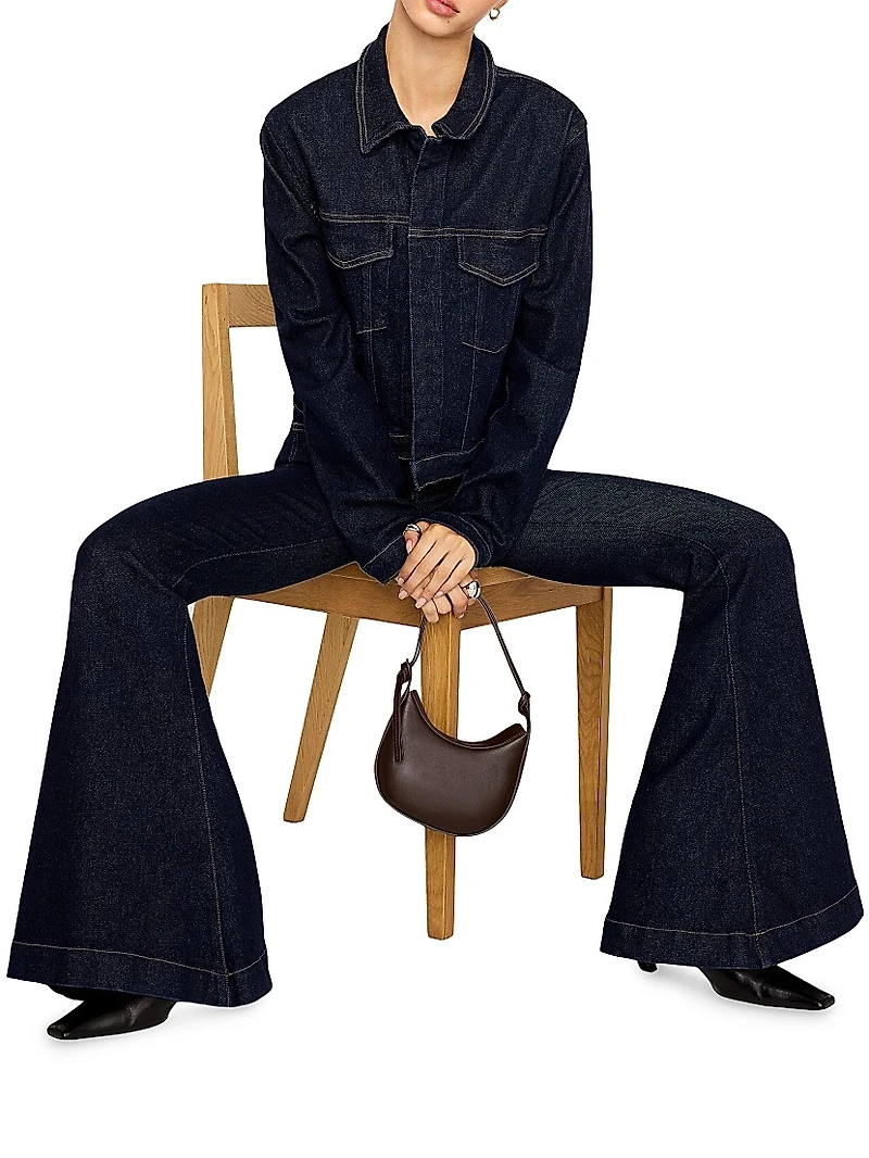 Good Waist High-Rise Stretch Super Flare Jeans