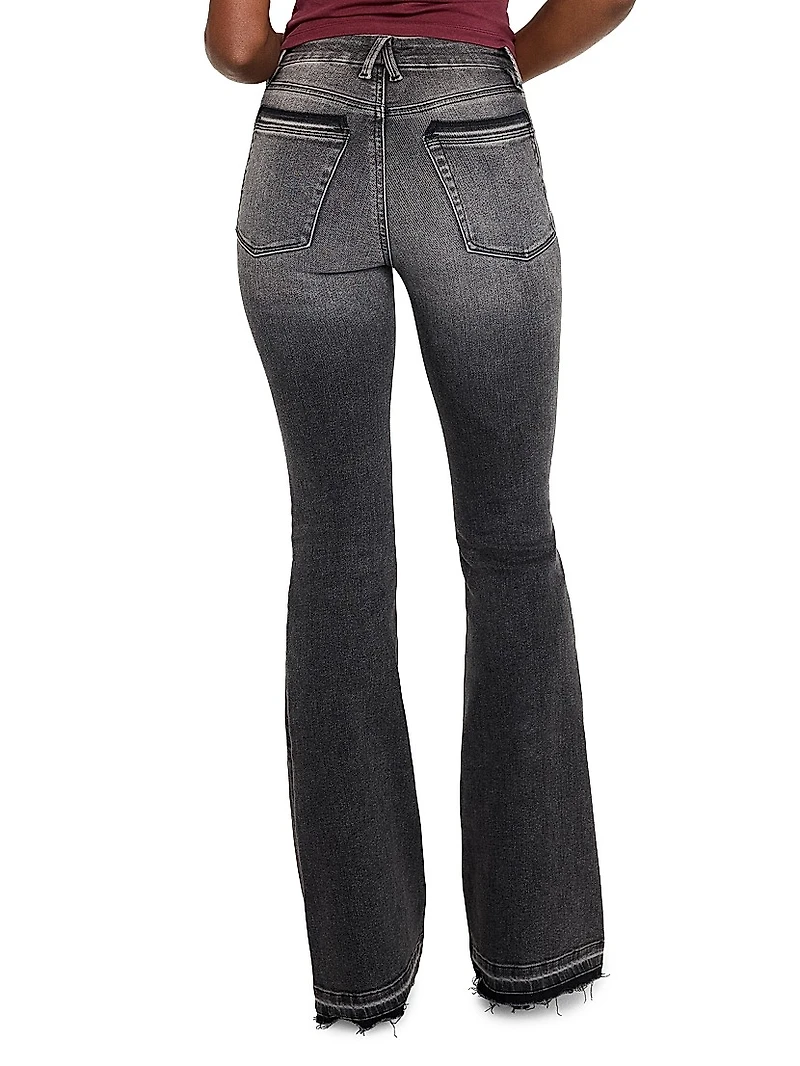 Good Flare Released Hem Jeans