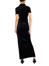 Fit For Success Velvet Maxi Dress