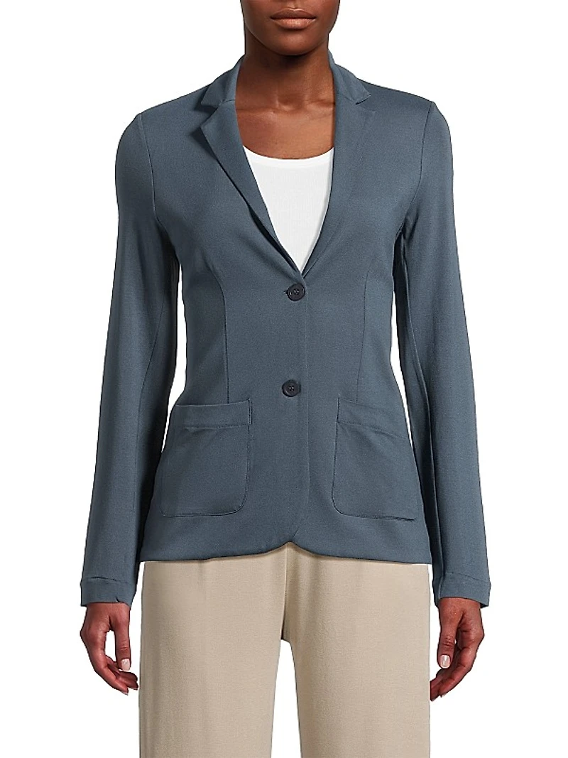 Soft Touch Two-Button Jacket