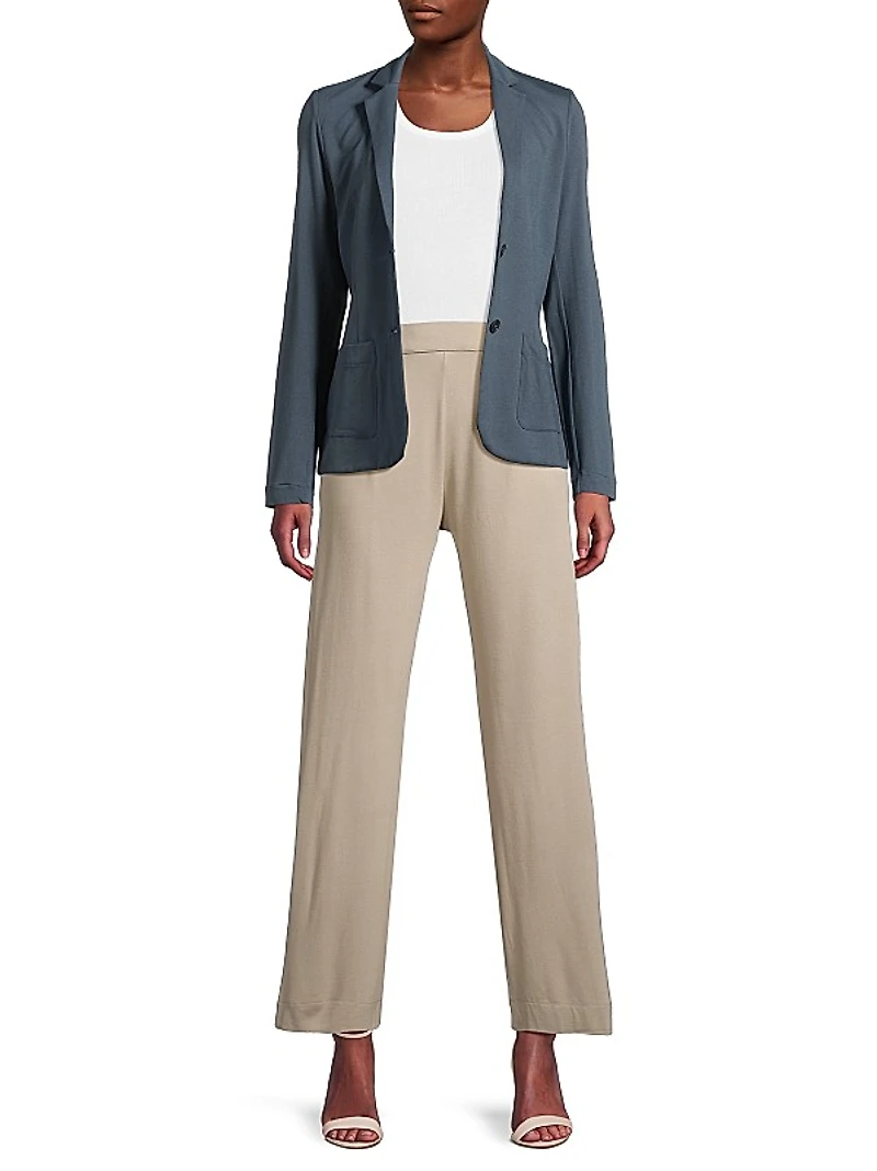Soft Touch Two-Button Jacket