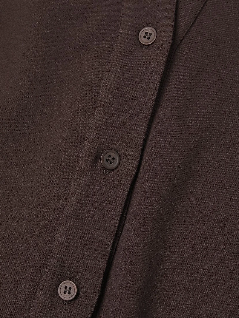 Terry Relaxed-Fit Long-Sleeve Shirt