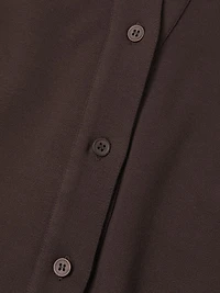 Terry Relaxed-Fit Long-Sleeve Shirt