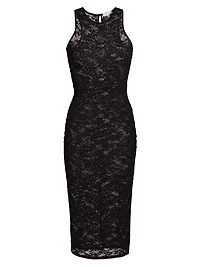 Le Stretch Lace Racer Tank Dress