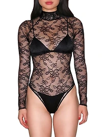 Lace Sheer Bodysuit