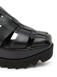 Elyse 70MM Textured Platform Sandals